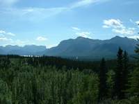 Looking south towards Roche Miette