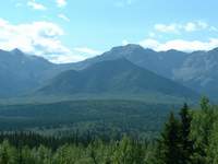 Black Cat Mountain as seen from the bench at the viewpoint